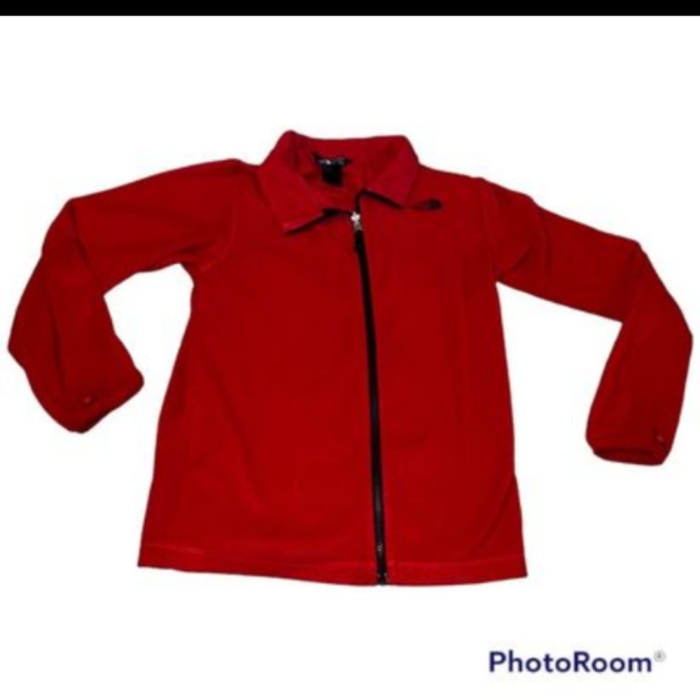 THE NORTH FACE Red Fleece Zip Up Boys SIZE 14/16